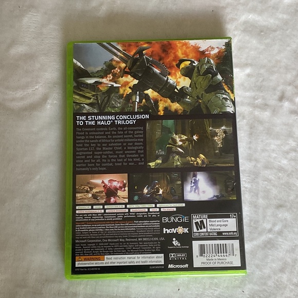 Halo 3 for Xbox 360 - Green Case - Picture 2 of 3